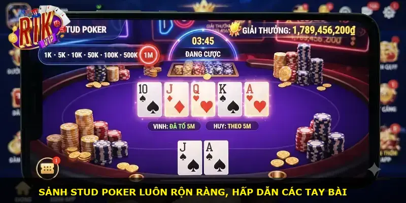 Stud poker Rikvip - ảnh 1